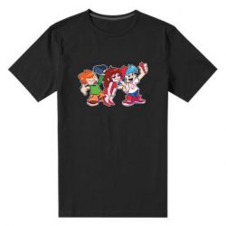 Мужская футболка премиум FNF Trio - PrintSalon