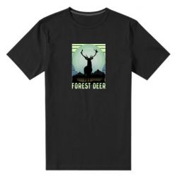 Мужская футболка премиум Forest deer - PrintSalon
