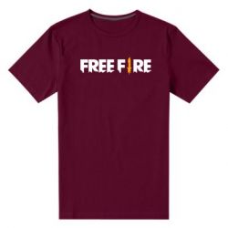 Чоловіча преміум футболка Free Fire logo - PrintSalon