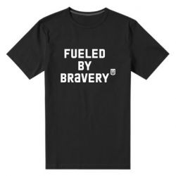 Мужская стрейчевая футболка Fueled by bravery - PrintSalon