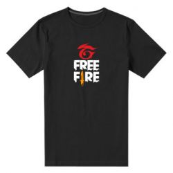 Чоловіча преміум футболка Garena and Free Fire logo - PrintSalon