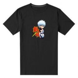 Мужская футболка премиум Гинтама Мальчик - PrintSalon