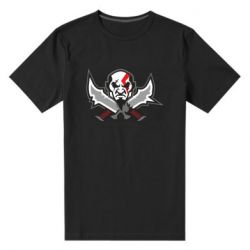 Мужская футболка премиум God of war Kratos vector - PrintSalon