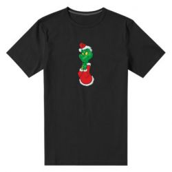 Мужская футболка премиум Гринч потирает руки - PrintSalon