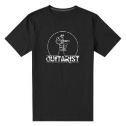 Мужская футболка премиум Guitar player. - PrintSalon