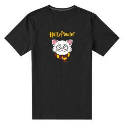 Мужская футболка премиум Harry Potter cat - PrintSalon