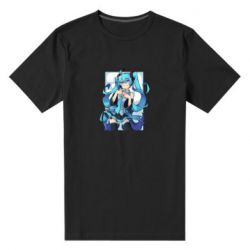 Мужская футболка премиум Hatsune Miku art - PrintSalon