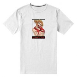 Чоловіча преміум футболка Хіміко ахегао - PrintSalon