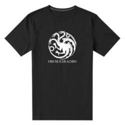 Чоловіча преміум футболка House Of The Dragon Logo - PrintSalon