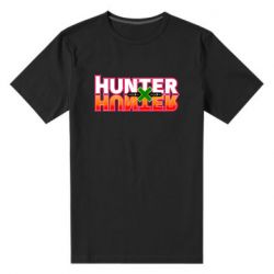 Мужская футболка премиум Hunter x Hunter logo - PrintSalon