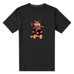 Мужская футболка премиум Japanese Akatsuki cat - PrintSalon