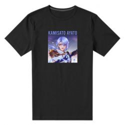 Мужская футболка премиум Kamisato Ayato - PrintSalon