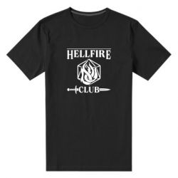 Мужская футболка премиум Клуб Адского Огня - PrintSalon
