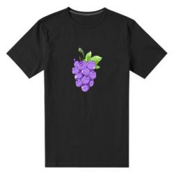 Мужская футболка премиум Кот-виноград - PrintSalon