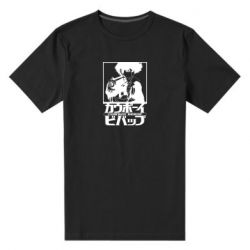 Мужская футболка премиум Ковбой Бибоп с ружьем - PrintSalon