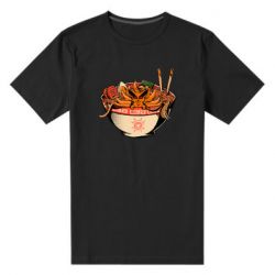 Мужская футболка премиум Kurama in ramen - PrintSalon