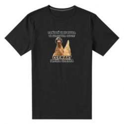 Мужская стрейчевая футболка Курица биологическое оружие - PrintSalon