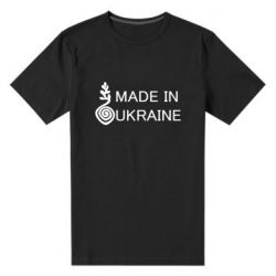Чоловіча стрейчева футболка Made in Ukraine symbol - PrintSalon