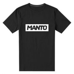 Мужская футболка премиум Манто лого - PrintSalon