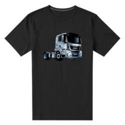 Мужская футболка премиум MEN truck - PrintSalon