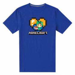 Чоловіча преміум футболка Minecraft Girl - PrintSalon