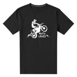 Мужская футболка премиум Motocross sport - PrintSalon