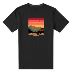 Мужская футболка премиум Mountain travel - PrintSalon