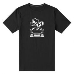 Мужская футболка премиум Моя любовь Хендай - PrintSalon