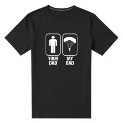 Мужская футболка премиум my dad - PrintSalon