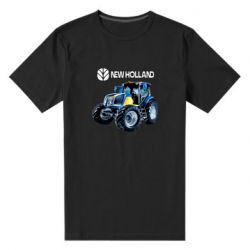 Чоловіча преміум футболка New Holland tractor - PrintSalon