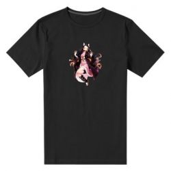 Чоловіча преміум футболка Nezuko cat - PrintSalon
