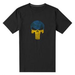 Чоловіча преміум футболка Punisher Ukraine - PrintSalon