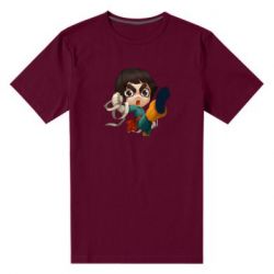 Чоловіча преміум футболка Рок Лі Чібі Арт