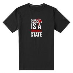 Мужская футболка премиум Russia is a terrorist state - PrintSalon
