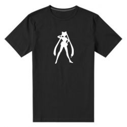 Чоловіча преміум футболка Sailor Moon silhouette - PrintSalon