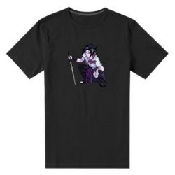 Мужская футболка премиум Sasuke with katana - PrintSalon