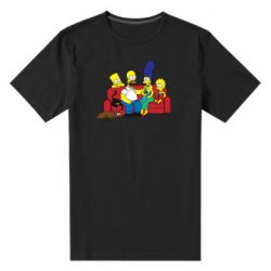 Мужская футболка премиум Simpsons At Home - PrintSalon