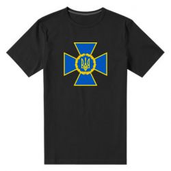 Мужская стрейчевая футболка Символ СБУ - PrintSalon
