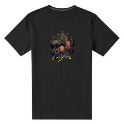 Мужская стрейчевая футболка Слава Украине! Слава ЗСУ! - PrintSalon
