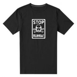 Мужская стрейчевая футболка Stop Russia! - PrintSalon