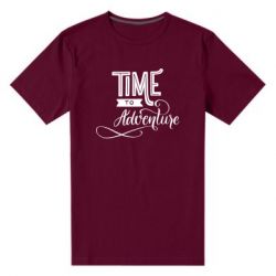 Мужская футболка премиум Time to adventure - PrintSalon