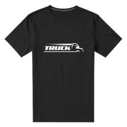 Мужская футболка премиум Truck simple art - PrintSalon