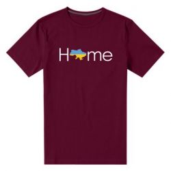 Мужская стрейчевая футболка Украина дом! - PrintSalon
