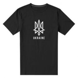 Мужская стрейчевая футболка UKRAINE symbol - PrintSalon