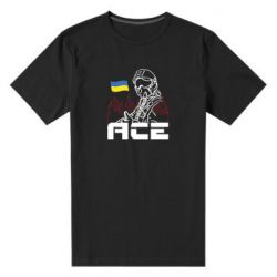 Мужская стрейчевая футболка Украинский летчик - PrintSalon