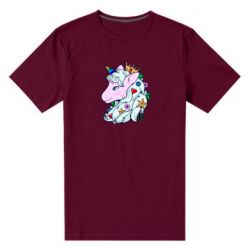 Мужская футболка премиум Unicorn Princess - PrintSalon