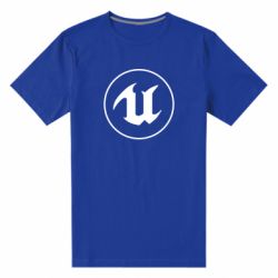 Мужская футболка премиум Unreal Engine Logo - PrintSalon