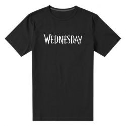 Чоловіча преміум футболка Wednesday logo - PrintSalon