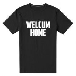 Мужская футболка премиум Welcum Home - PrintSalon