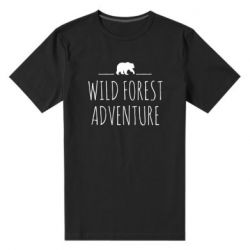 Мужская футболка премиум Wild forest adventure - PrintSalon